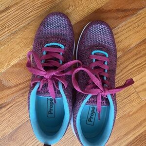 Propet Women's Athletic Shoes - Pink and Blue